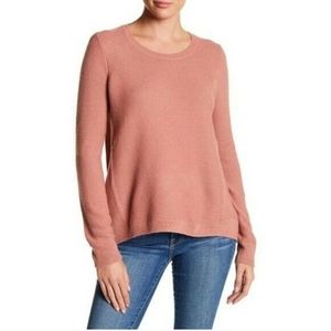 Madewell Cozy Knit Pullover Dusty Rose Sweater